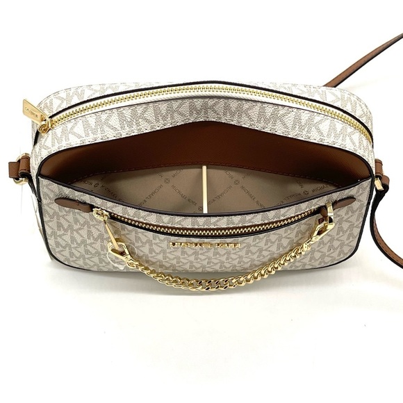 Michael Kors EW Zip Chain Xbody Bag & Small Top Zip Coinpouch w/ID - Picture 7 of 13